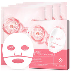 O.SECERT pink packaging for collagen face mask, premium at-home skincare.