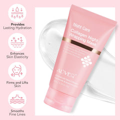 O.SECERT Collagen Night Peel-Off Film forms a nourishing layer