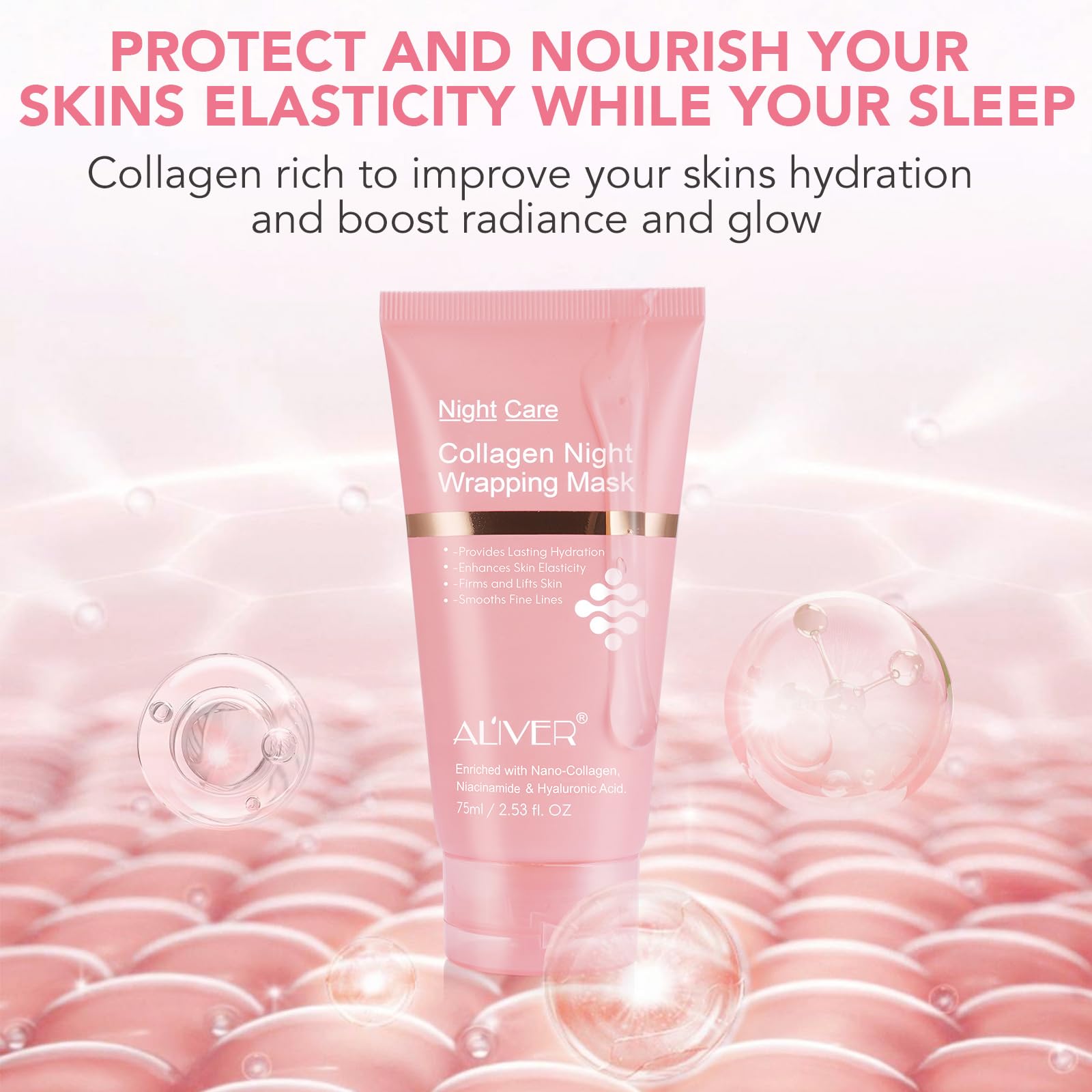 O.SECERT Hydrolyzed collagen penetrates for deeper hydration