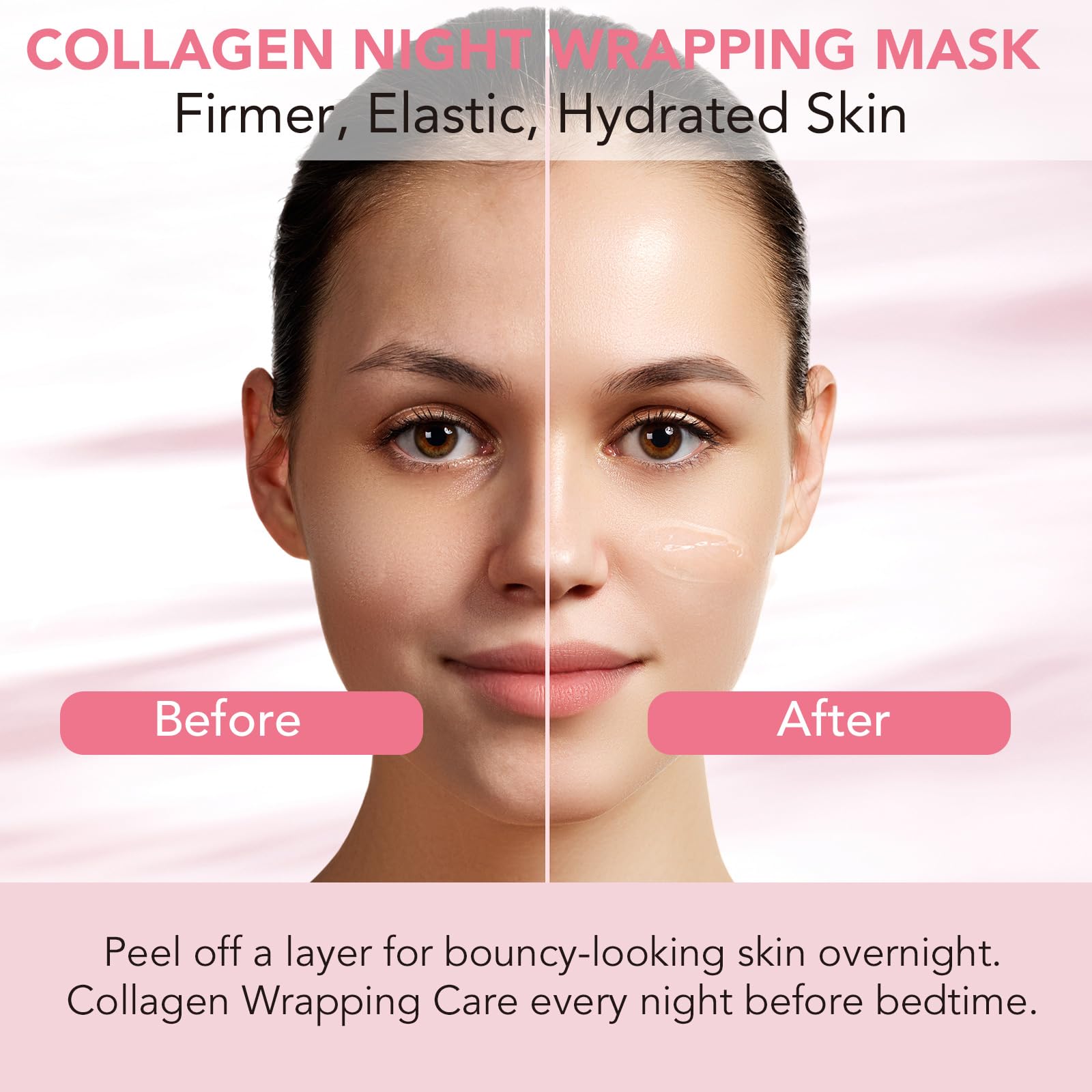 O.SECERT Morning glow reveal after using the night mask