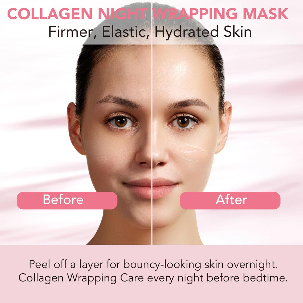 O.SECERT Morning glow reveal after using the night mask