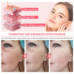 O.SECERT Overnight Hydrogel Mask absorbing fully for overnight hydration.
