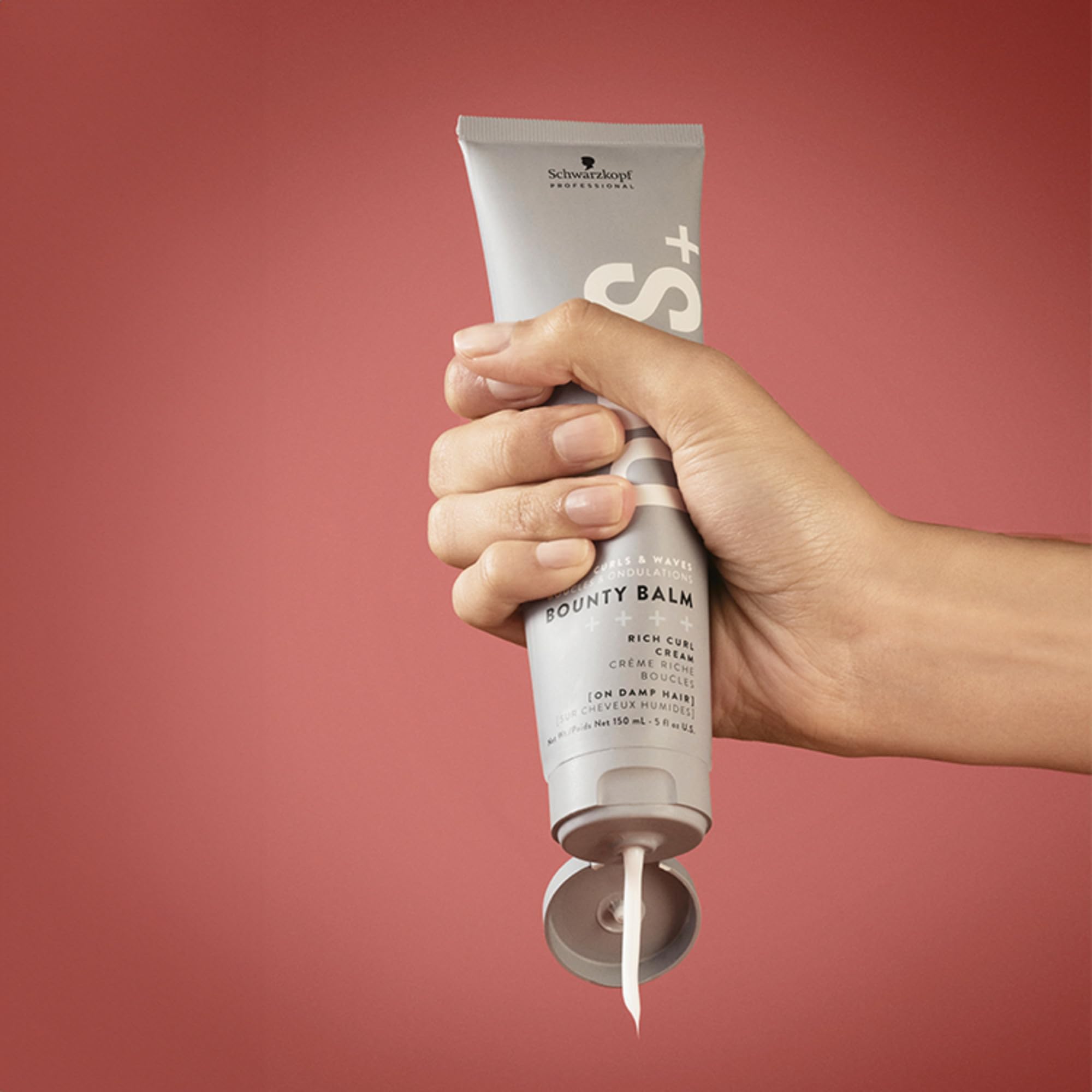 Humidity protection from OSiS+ Bounty Balm keeping curls flexible