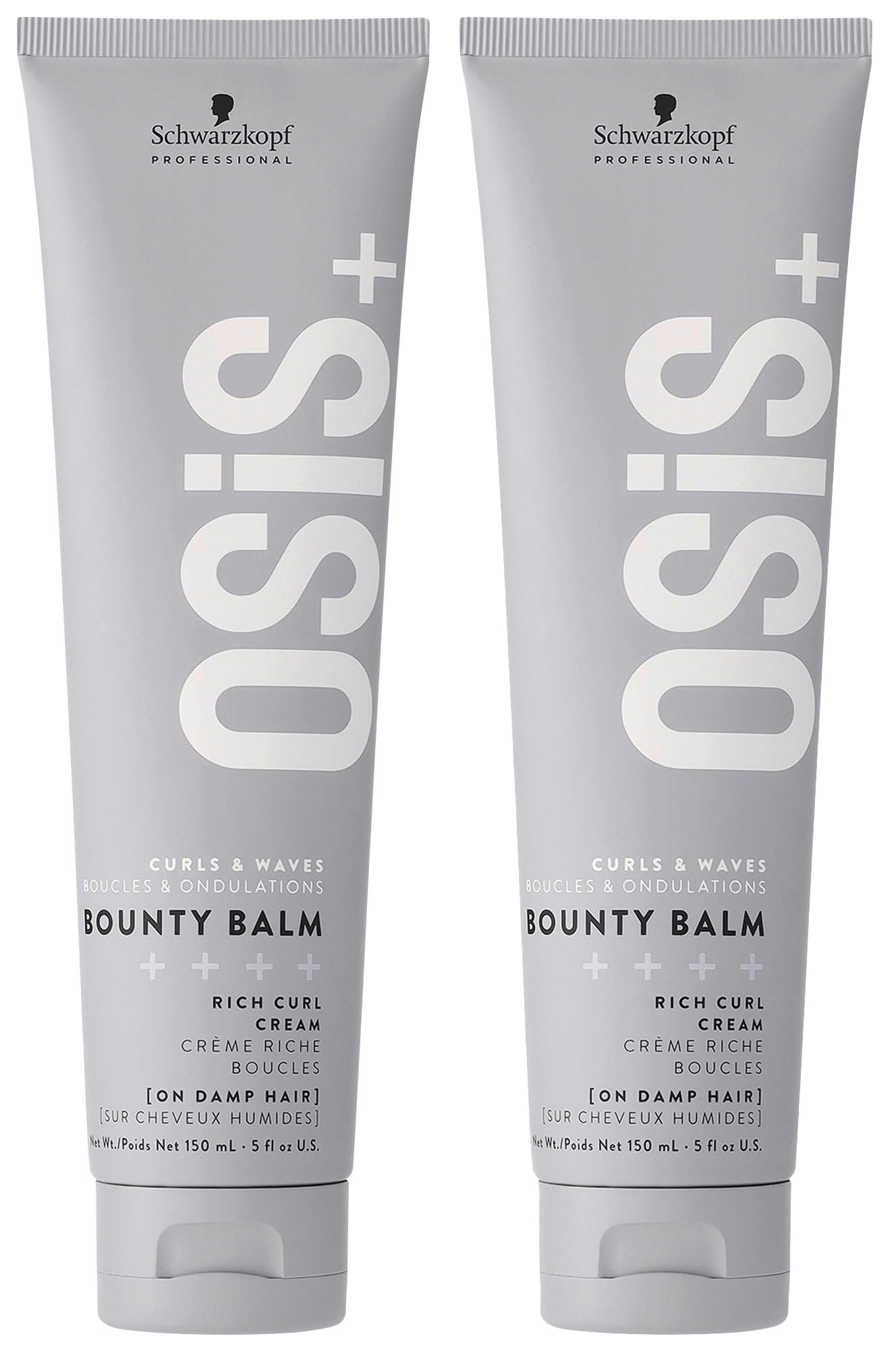 OSiS+ Bounty Balm rich cream tube showing creamy texture for defined curls