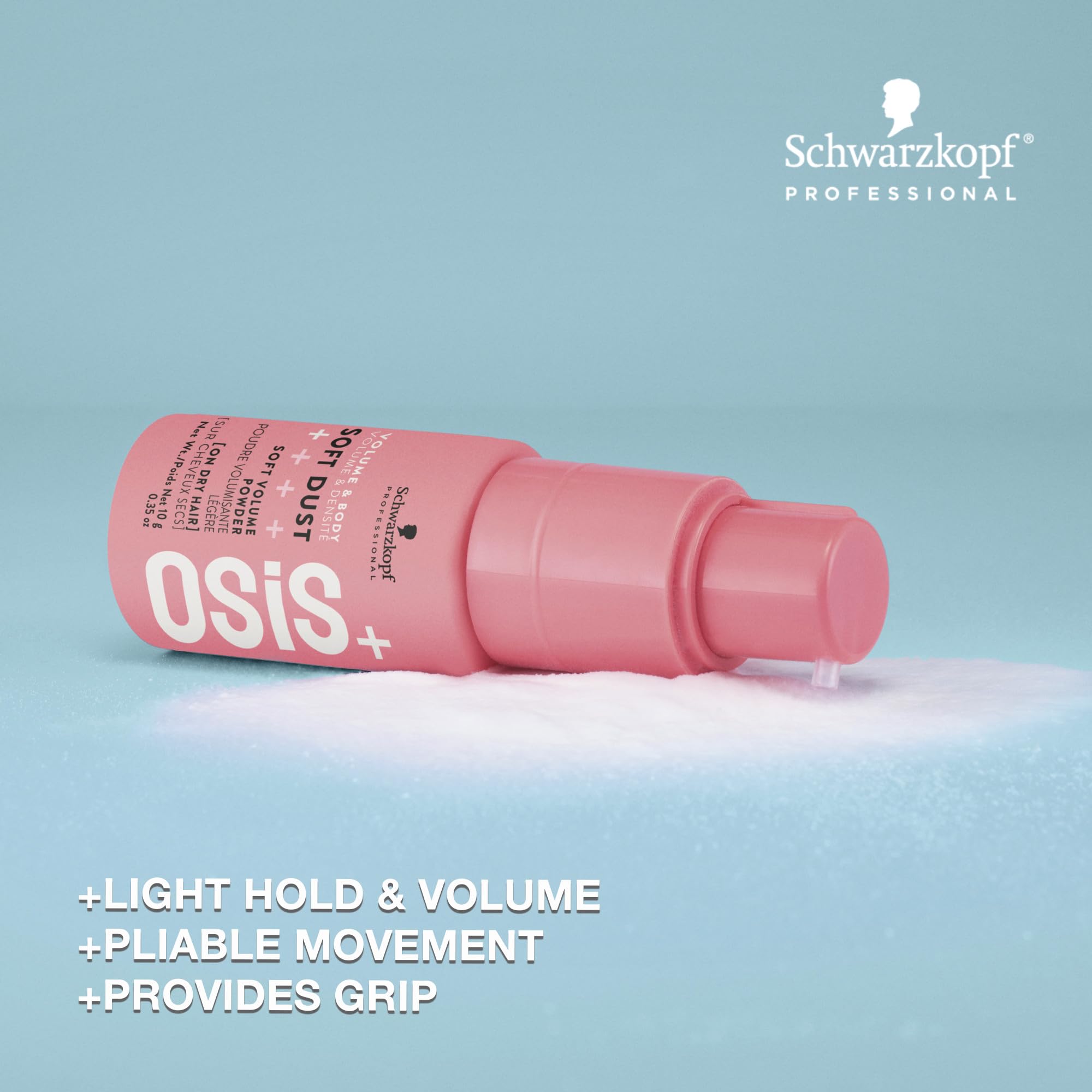 OSiS+ Soft Dust delivers volume, texture and natural shine for movement