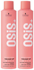 OSiS+ Volume Up booster spray bottle showing lightweight lift for textured hair