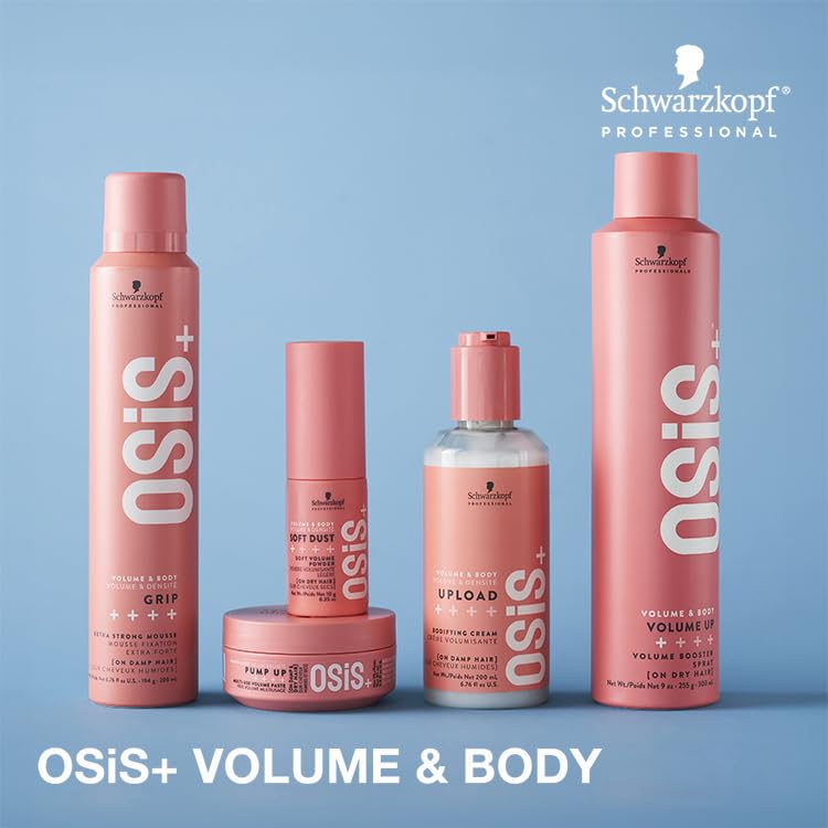 OSiS+ Volume Up highlights natural movement and volume in styling