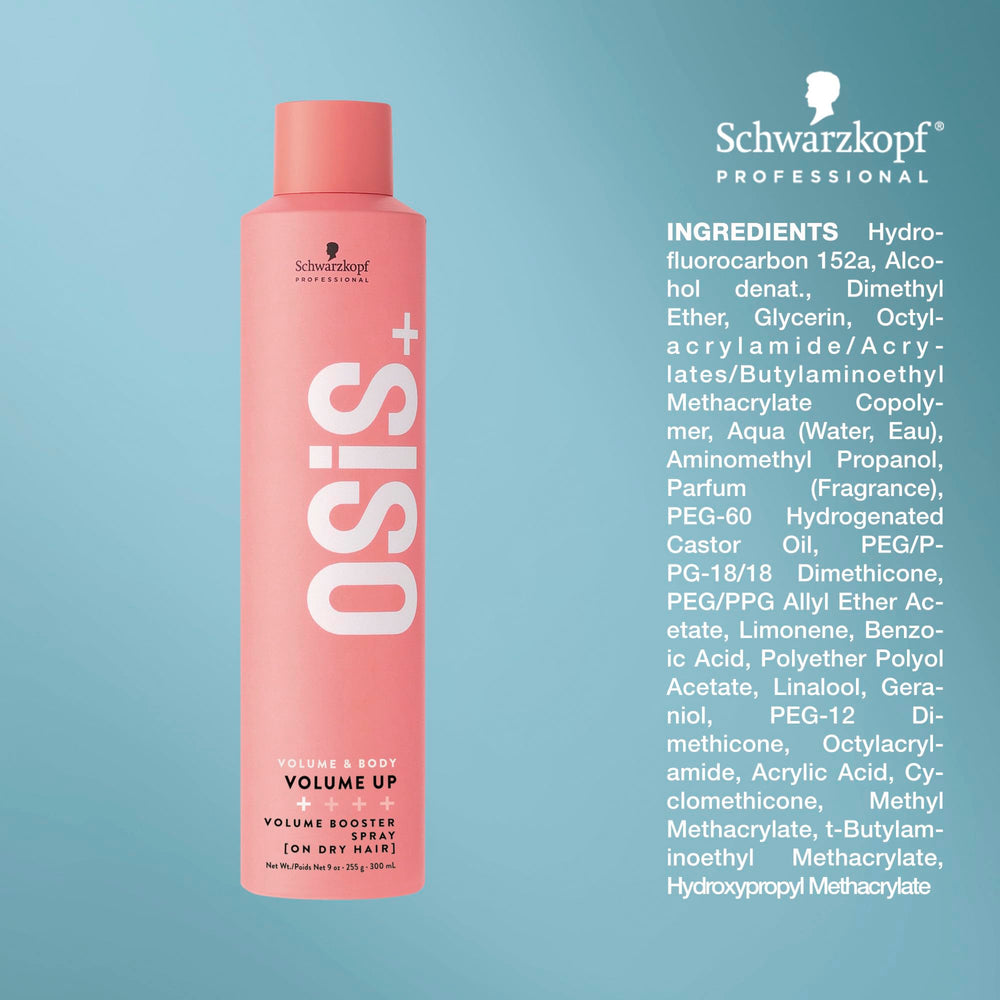 OSiS+ Volume Up demonstrates textured volume for natural lived-in styling