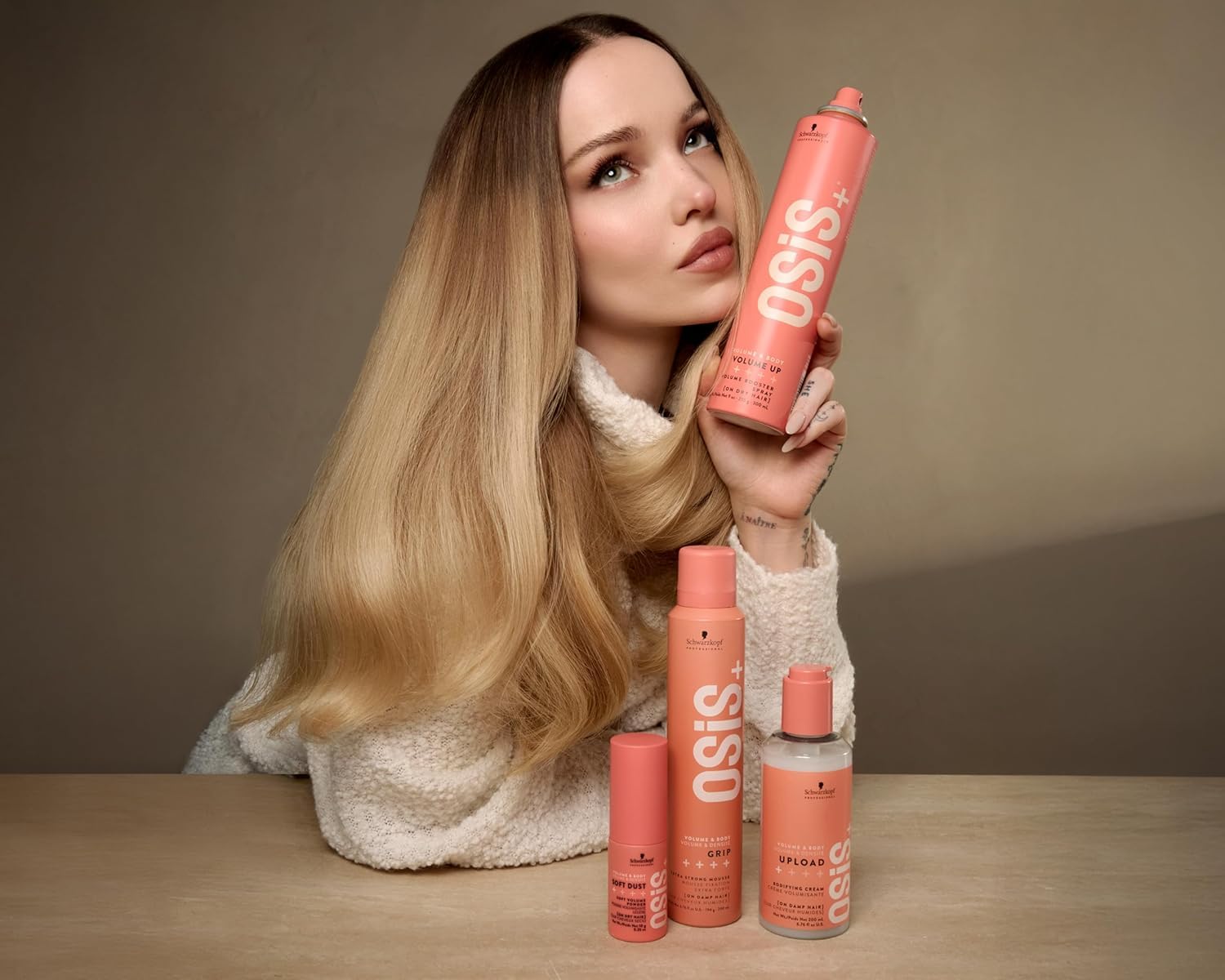Transform texture with OSiS+ Volume Up for tousled waves