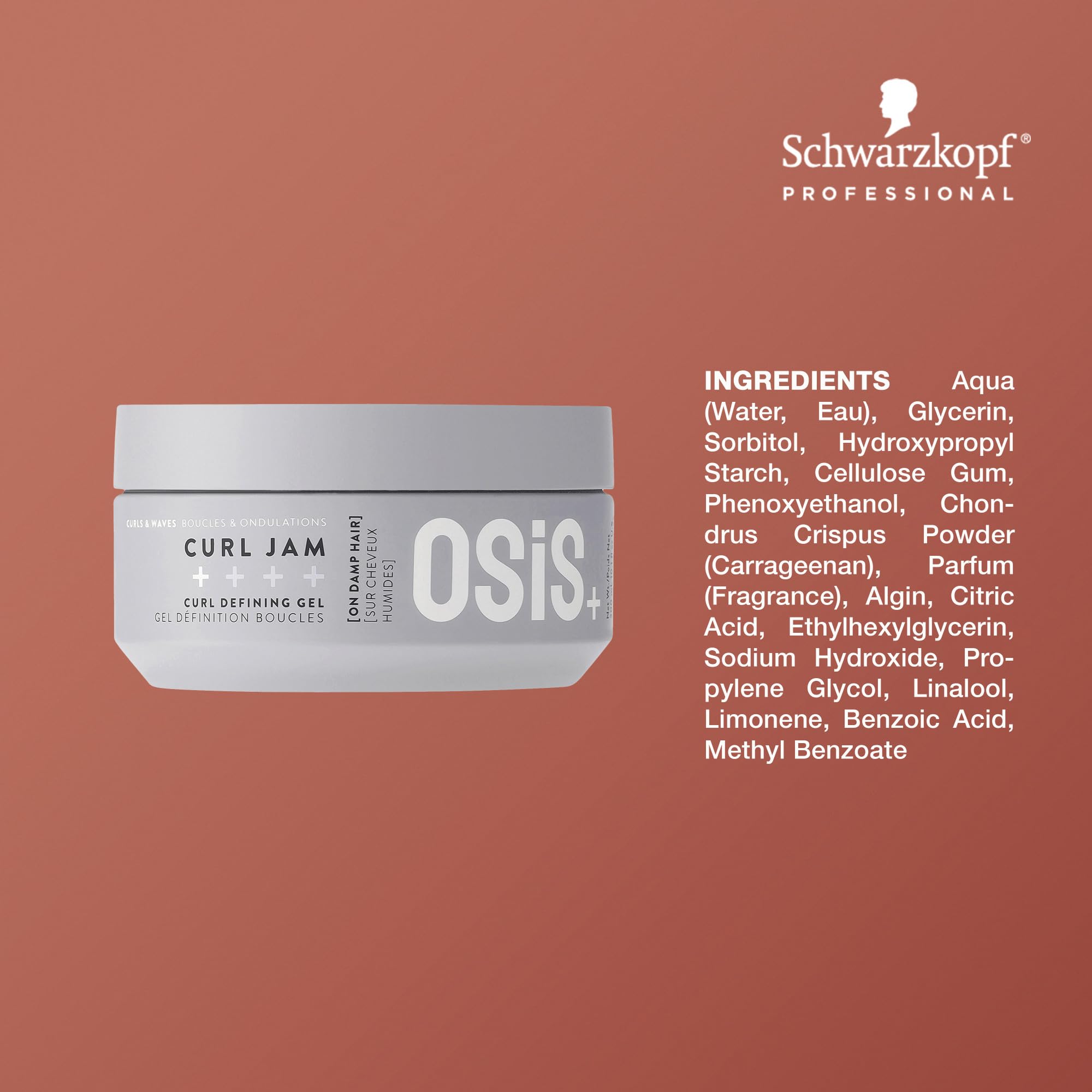 OSiS+ Curl Jam protects against humidity for frizz-free curls.