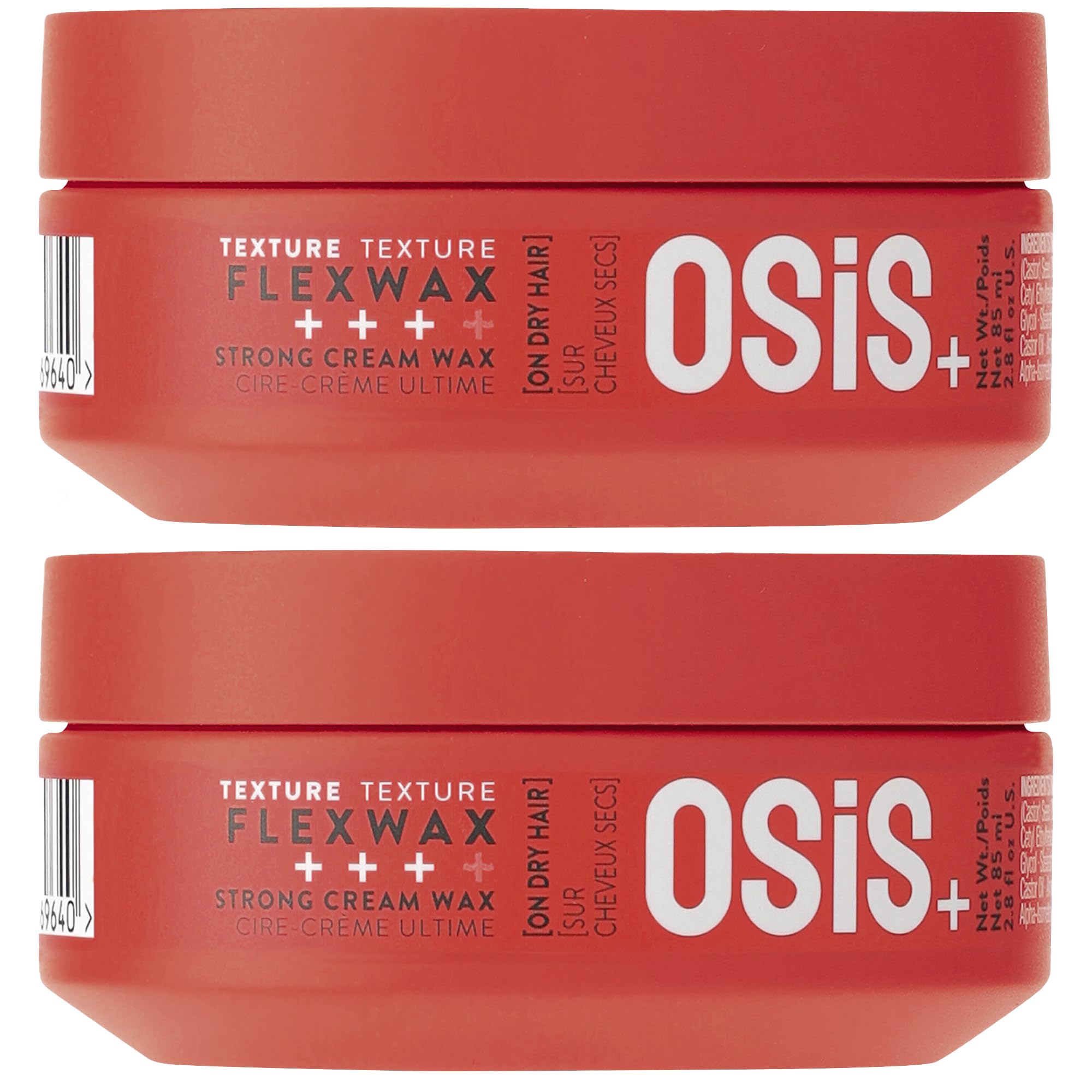 OSiS+ Flexwax cream wax creates strong texture with long-lasting hold.