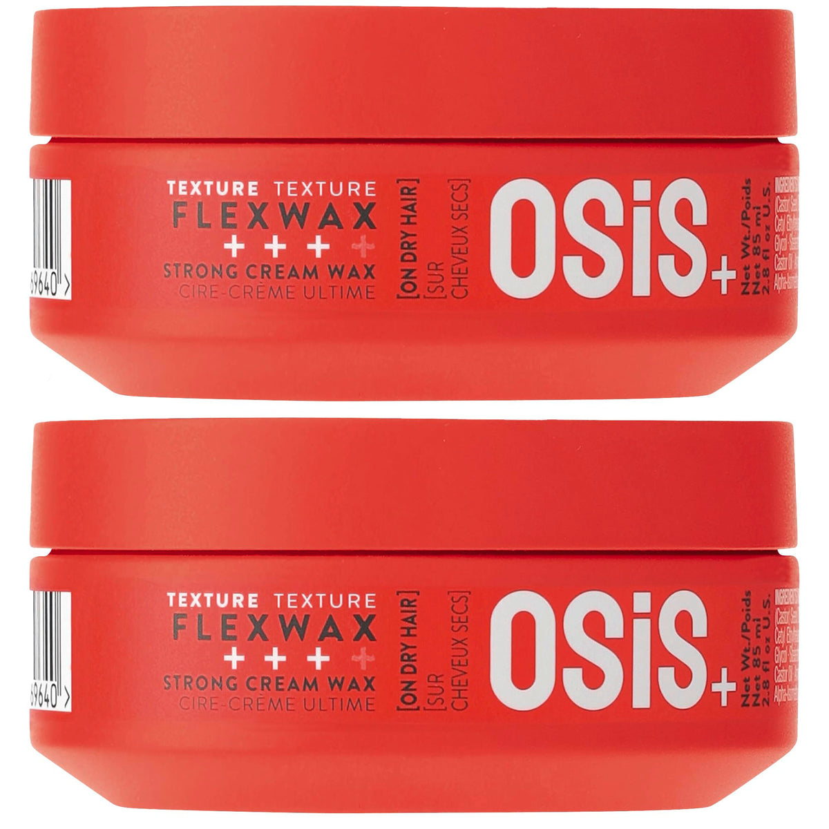OSiS+ Flexwax cream wax creates strong texture with long-lasting hold.