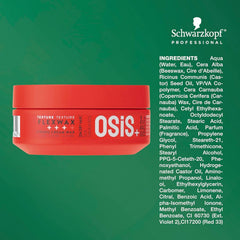 OSiS+ Flexwax adds a shiny finish for defined, polished styles.