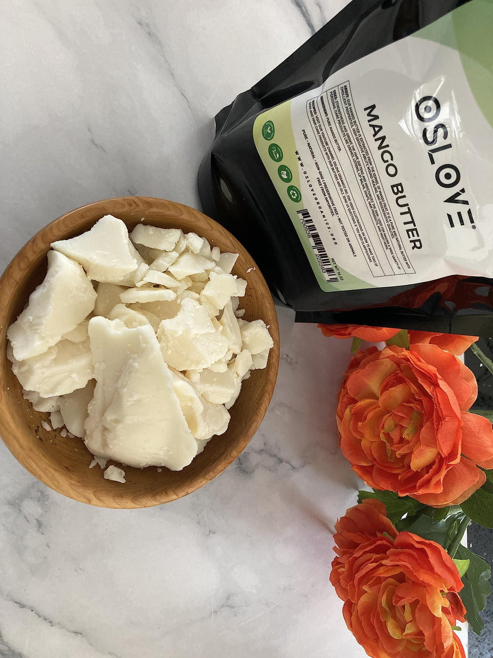 Oslove Mango Butter supports natural hair care with deep hydration.