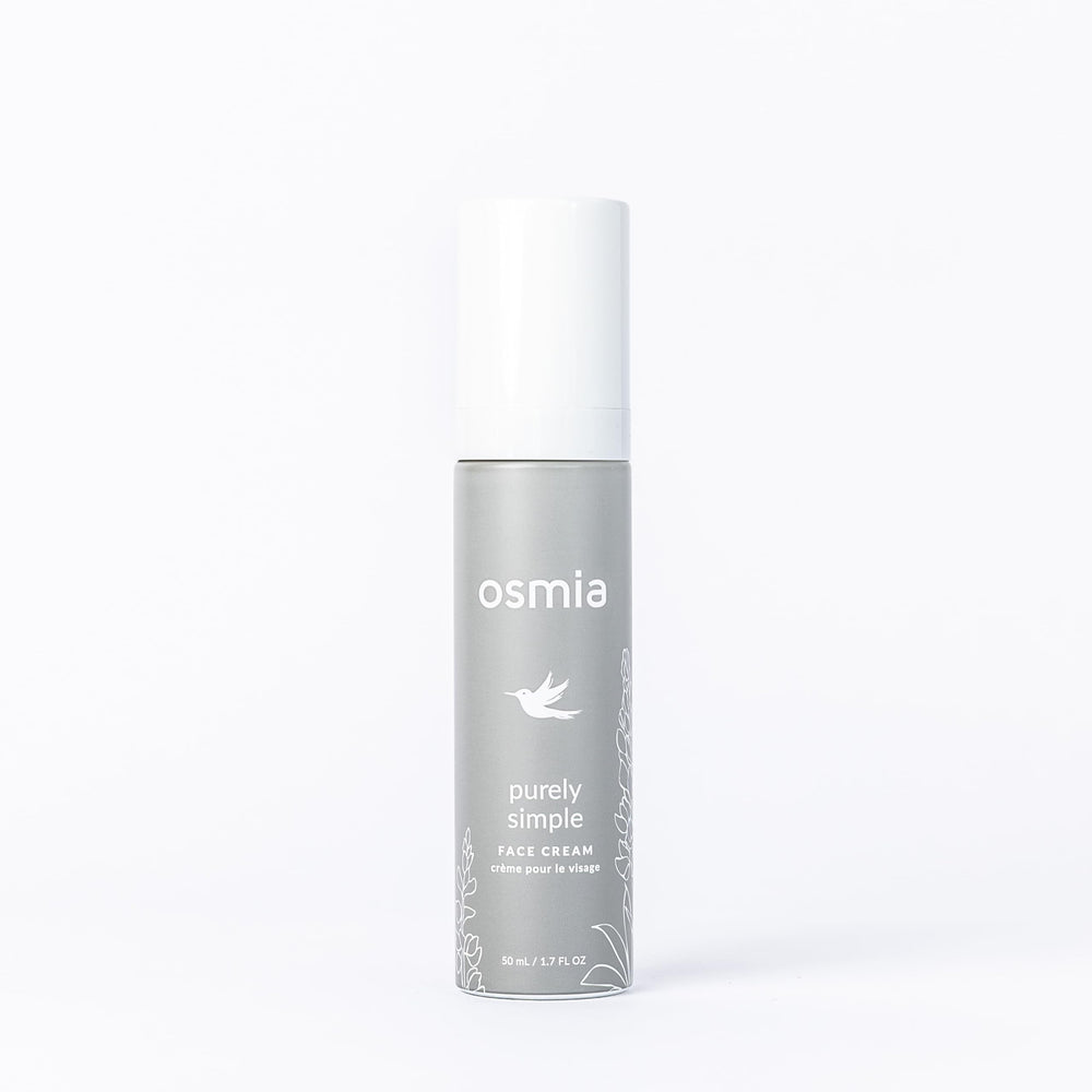 Osmia rose chamomile neroli oil blend display highlights soothing botanicals