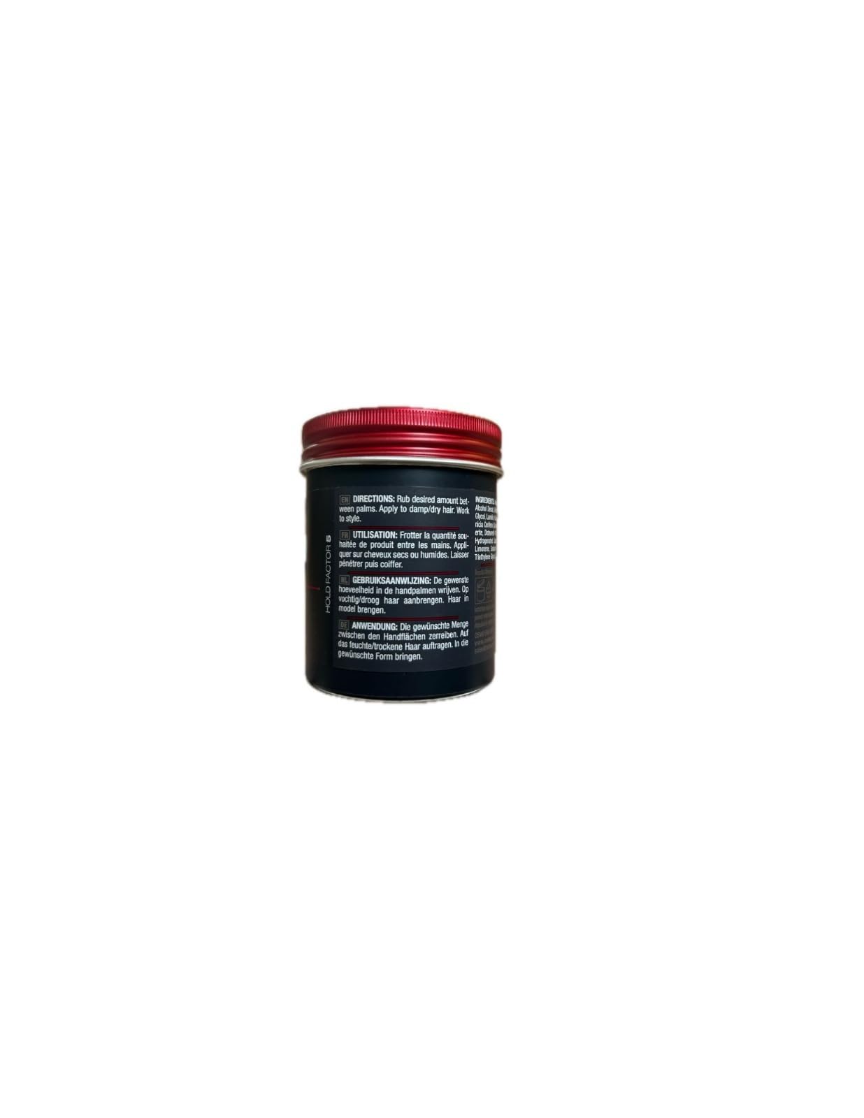 Hair showing matte finish and dry textured control