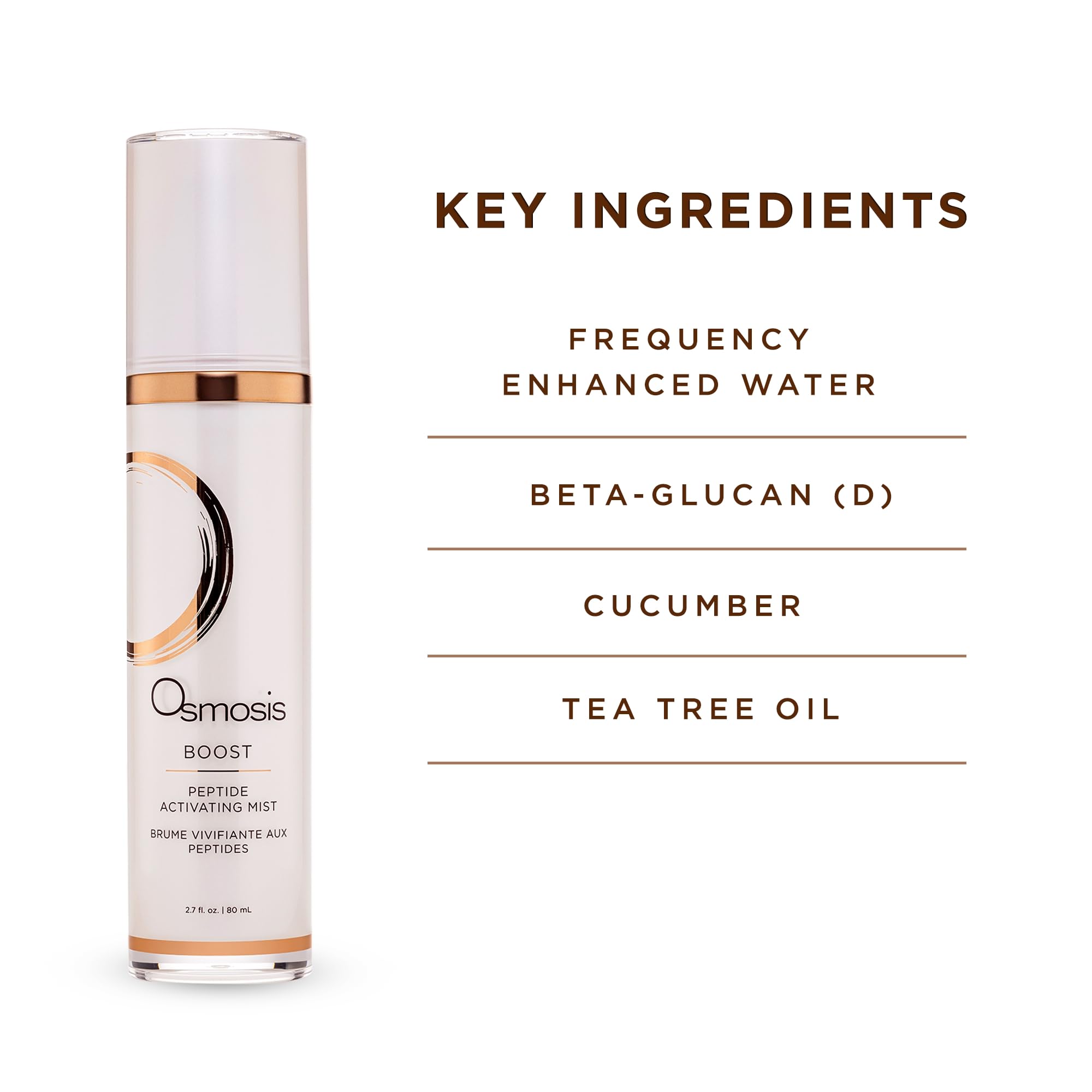 OSMOSIS Boost ingredient-label-packaging highlights peptides and plant actives