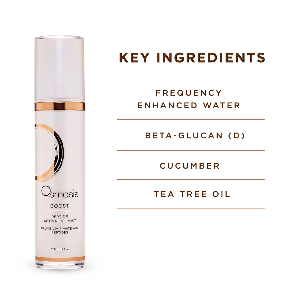 OSMOSIS Boost ingredient-label-packaging highlights peptides and plant actives