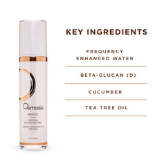 OSMOSIS Boost ingredient-label-packaging highlights peptides and plant actives