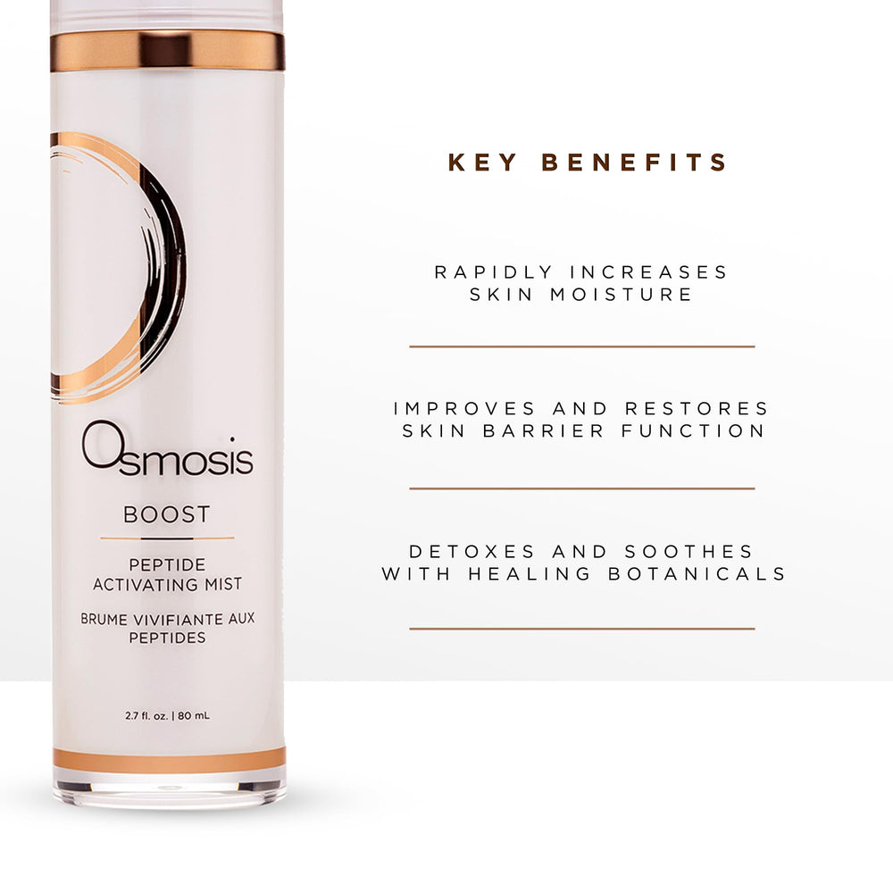 OSMOSIS Boost mist-dispersion-on-skin captures cooling, refreshing spray