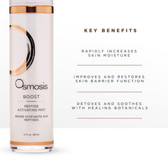OSMOSIS Boost mist-dispersion-on-skin captures cooling, refreshing spray
