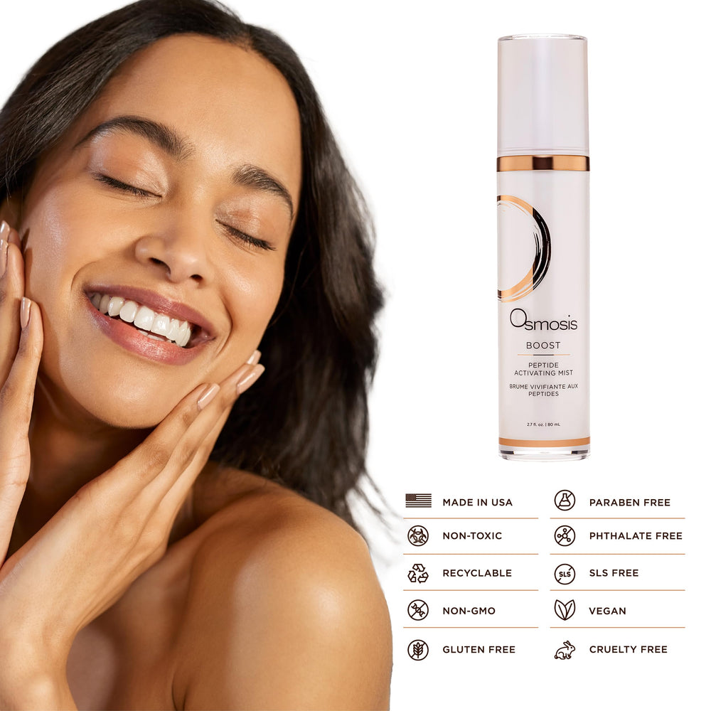 OSMOSIS Boost skin-glow-after-application hints at brighter complexion