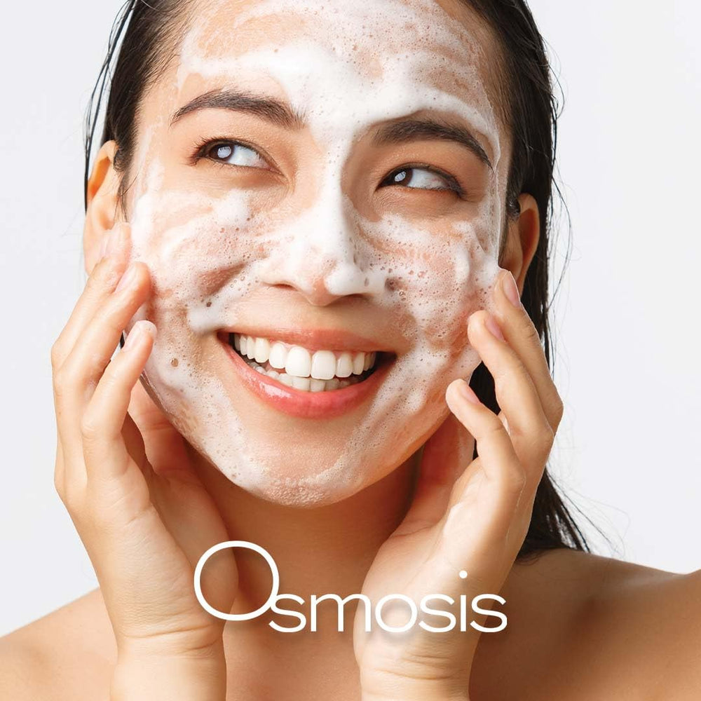 OSMOSIS CLEANSE after-use skin feels refreshed and comfortable.