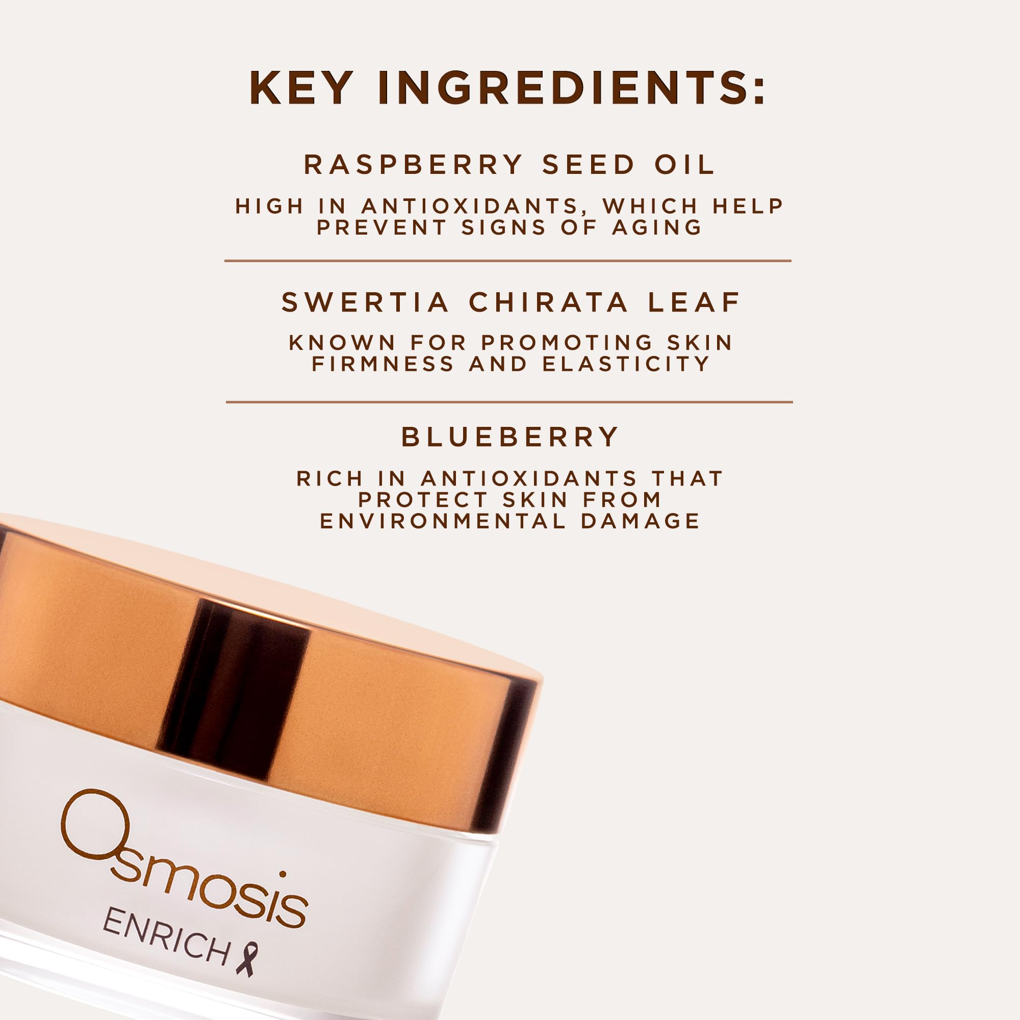 OSMOSIS ENRICH after-serums application demonstrating night care use