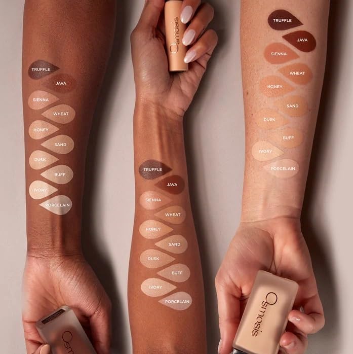 Osmosis Flawless Concealer bottle with pump ensures clean dispensation.