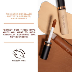 Osmosis Flawless Concealer buildable coverage for medium to full looks.