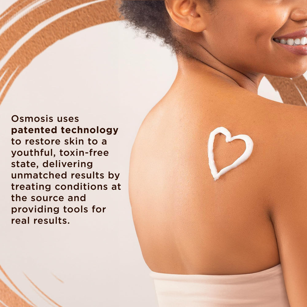 Osmosis Flawless Concealer applied on face creates soft-focus effect.