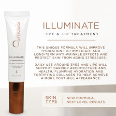 OSMOSIS Illuminate cream texture close-up highlighting hydration