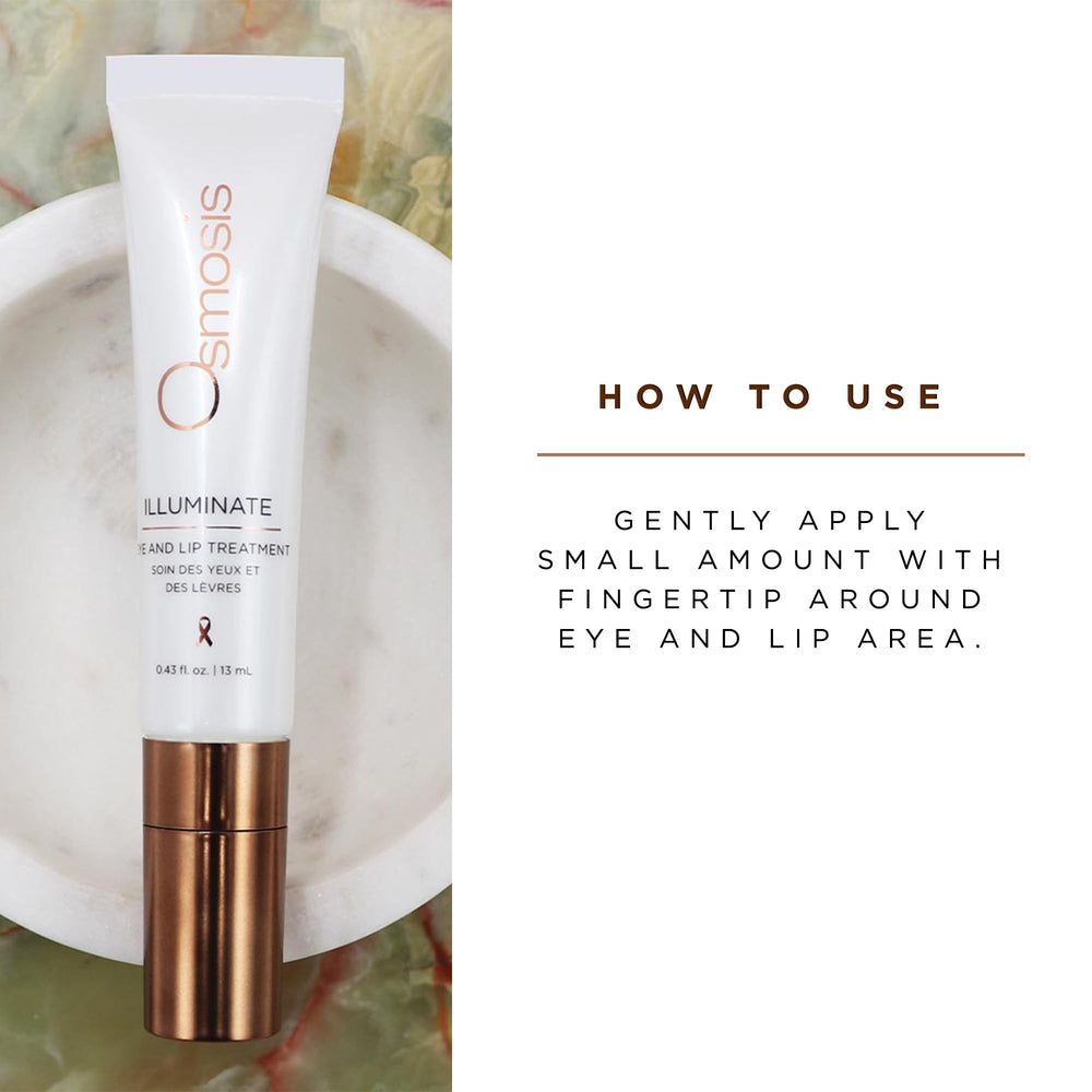 OSMOSIS Illuminate niacinamide and peptides ingredient focus for brightening care