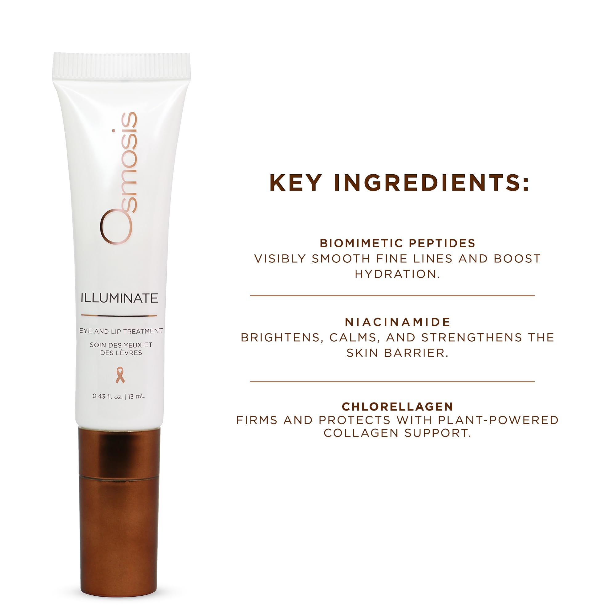 OSMOSIS Illuminate under-eye application with gentle hydration