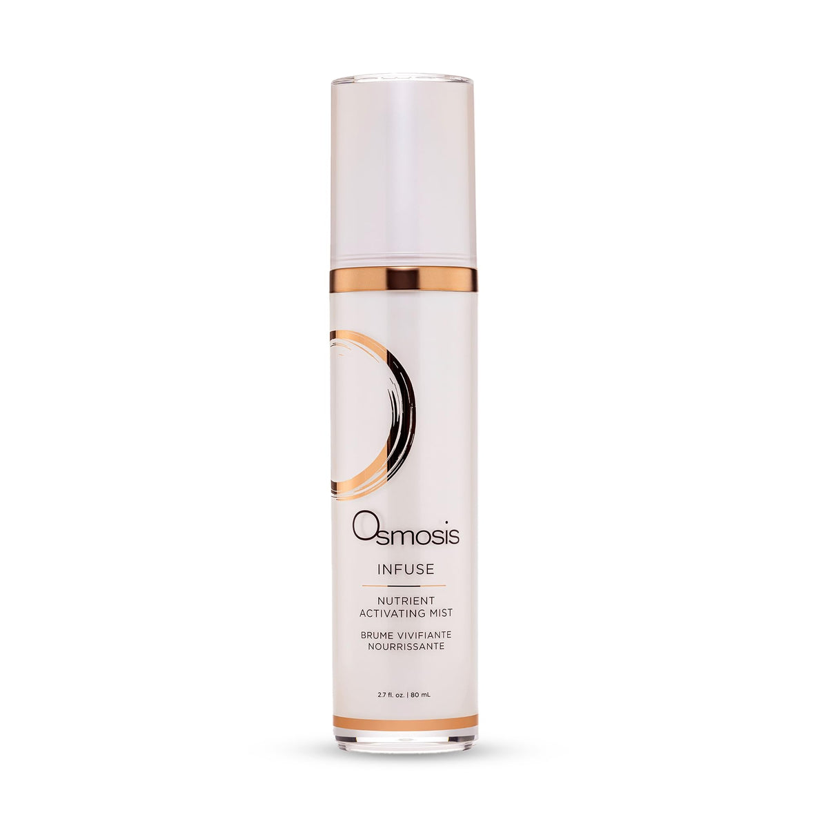 Osmosis Infuse Nutrient Hydrating Facial Mist bottle for daily hydration.