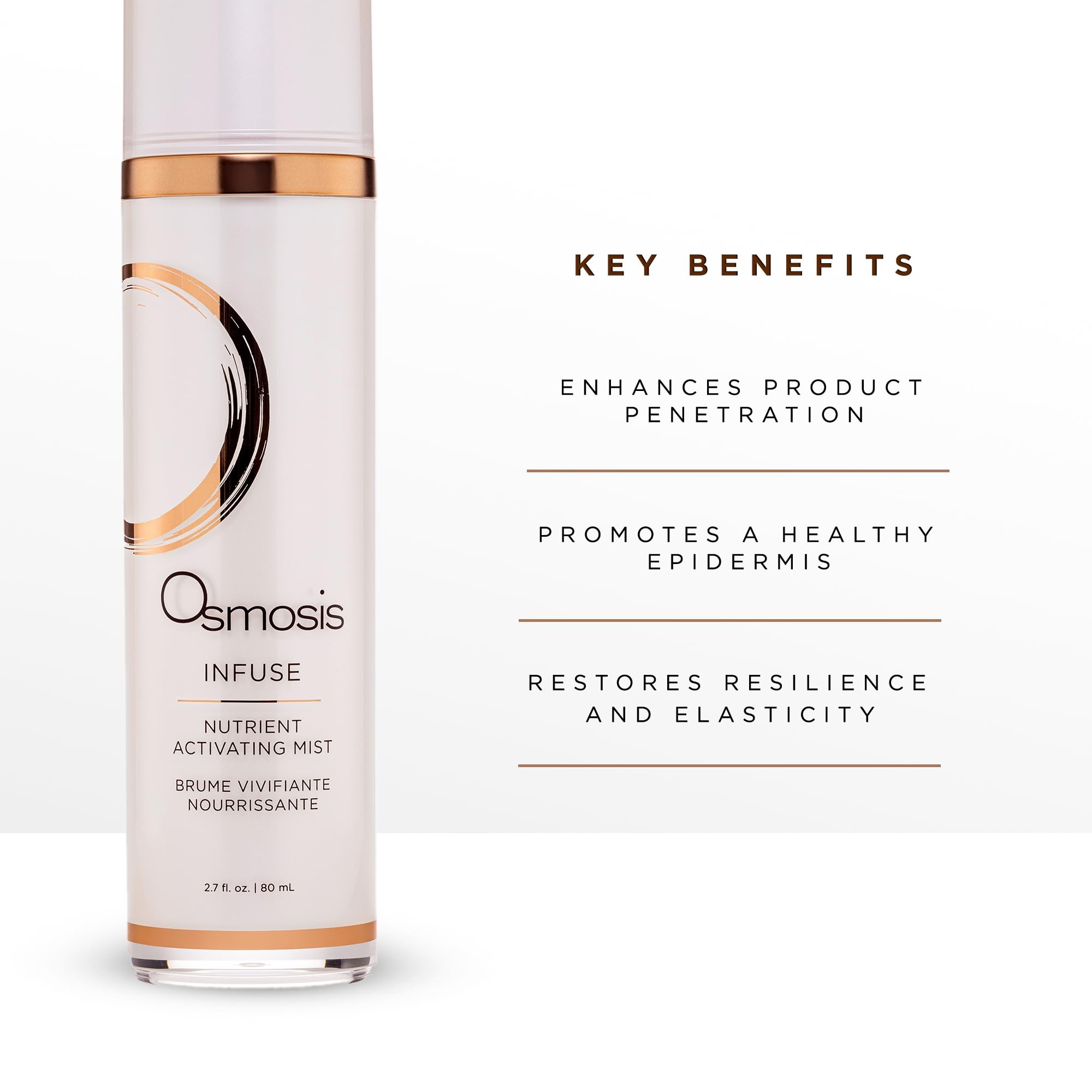 Osmosis Infuse peptides and antioxidants closeup highlights nourishing ingredients.