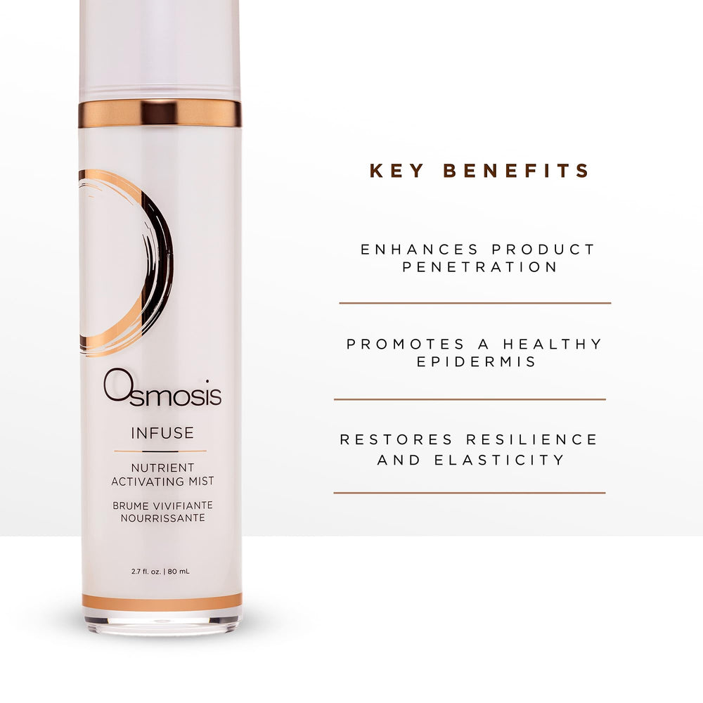 Osmosis Infuse peptides and antioxidants closeup highlights nourishing ingredients.