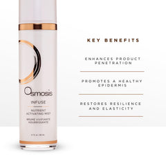 Osmosis Infuse peptides and antioxidants closeup highlights nourishing ingredients.