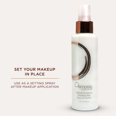 OSMOSIS Mineral Hydration Mist label closeup shows vegan and clean ingredients.
