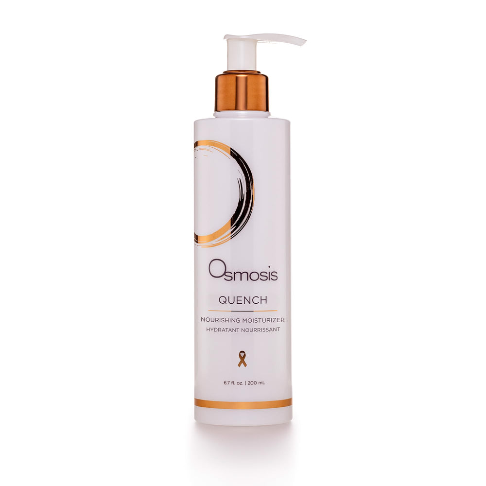 OSMOSIS Quench daily moisturizer bottle ready for hydration.