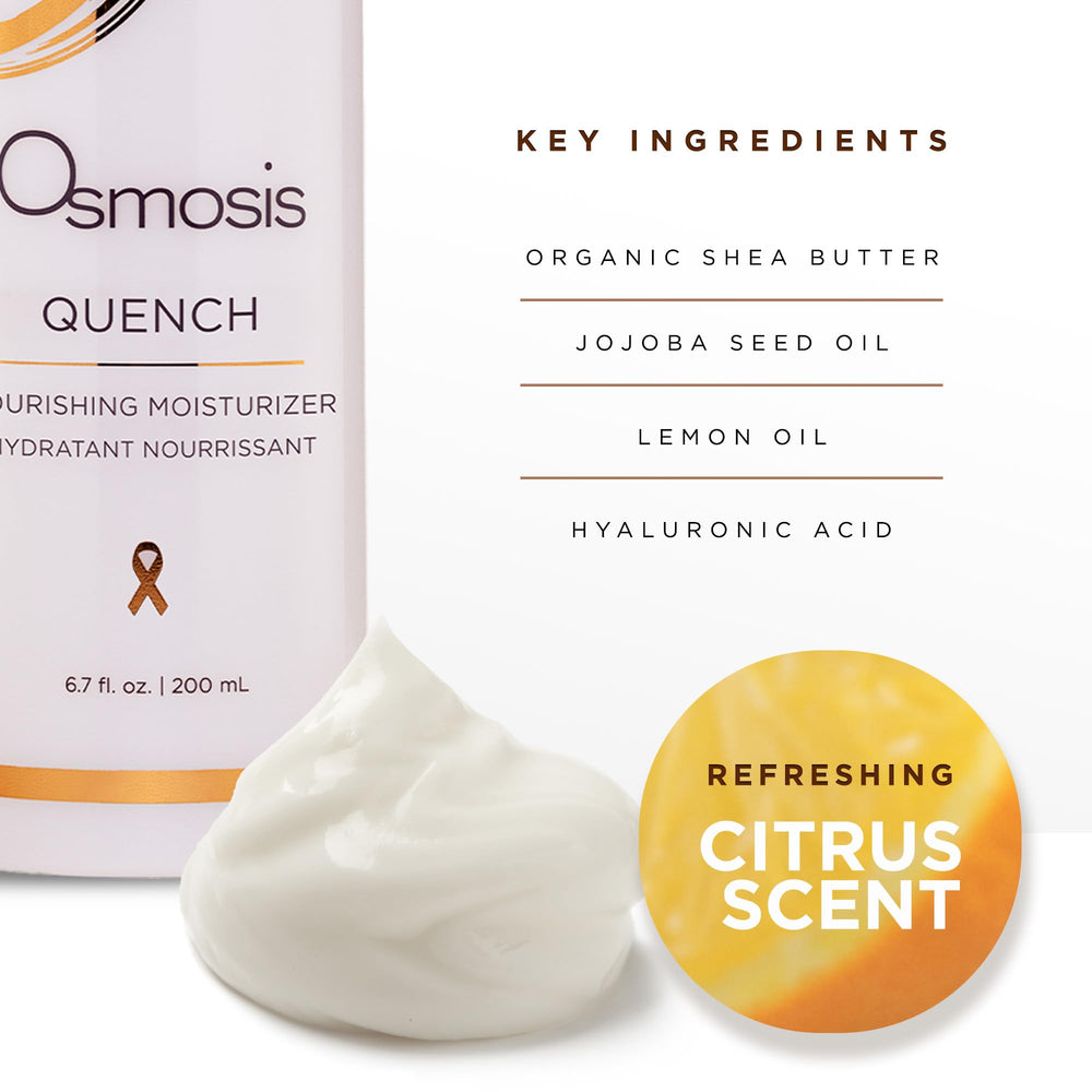Creamy texture with shea butter in OSMOSIS Quench.