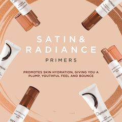 OSMOSIS Radiance Primer texture swirl shows smooth, blendable consistency