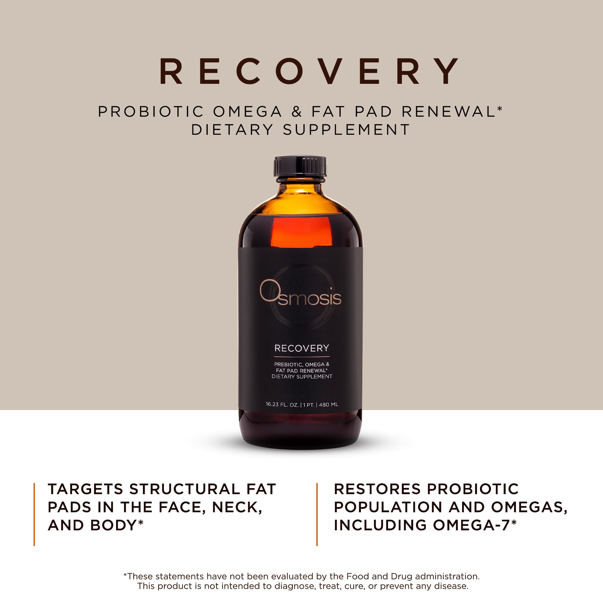 OSMOSIS Recovery Supplement Sea Buckthorn ingredients close-up for nourishment