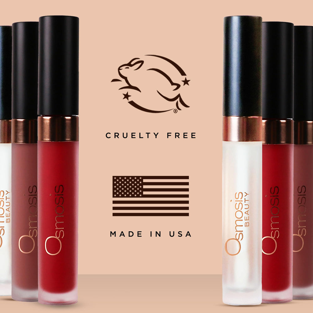 OSMOSIS Nectar lip oil close-up texture reveals a silky, non-sticky feel.
