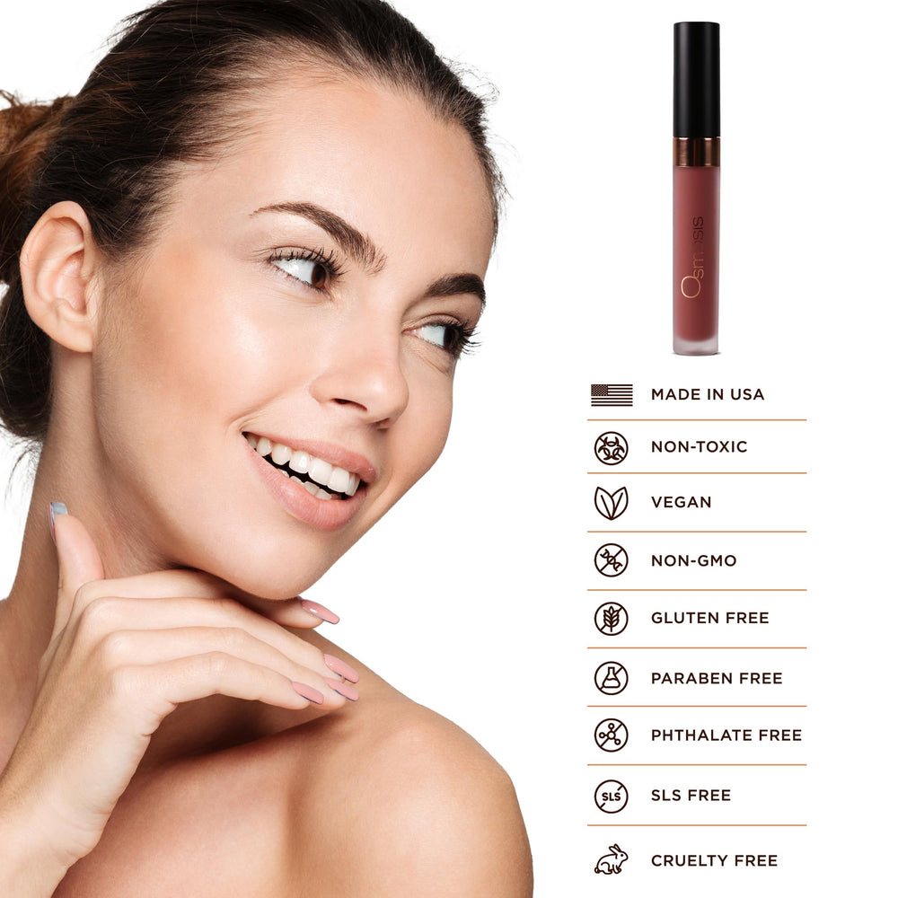 OSMOSIS Nectar lip oil packaging box with clean branding and product clarity.