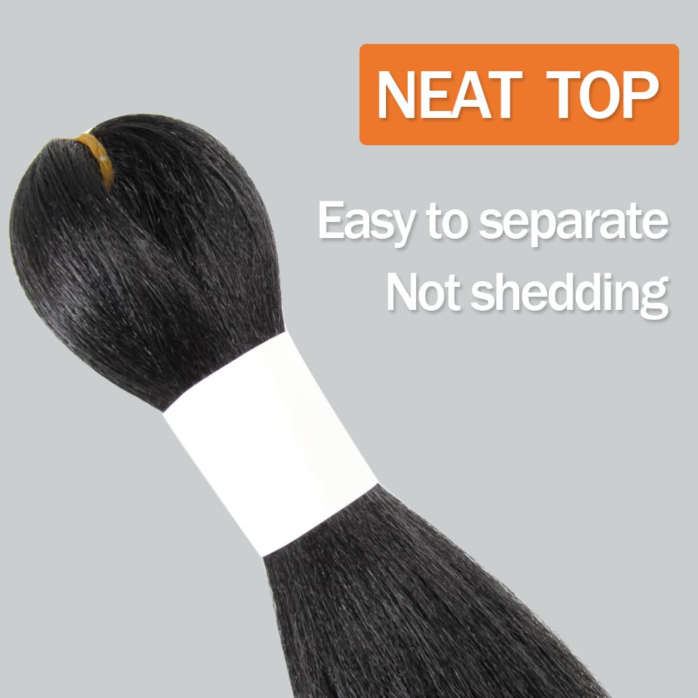 Osuntress easy-separate hair demonstrates feeding into knotless braids