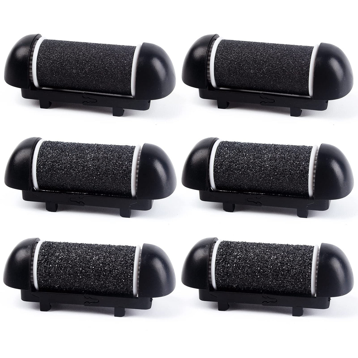 OTAZWA 6-pack extra coarse roller heads for fast callus removal.
