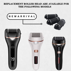 OTAZWA 6-pack regular coarse roller heads for smoothing everyday hard skin.