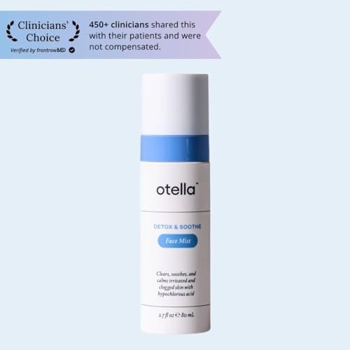 Otella Detox and Soothe Face Mist bottle close up label highlighting USA made and clean ingredients