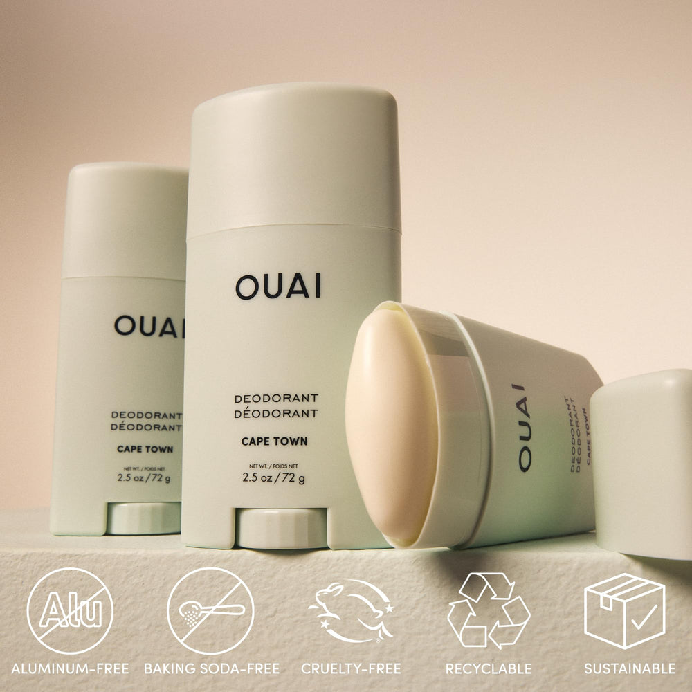Shea butter and coconut oil nourish skin during deodorant use.
